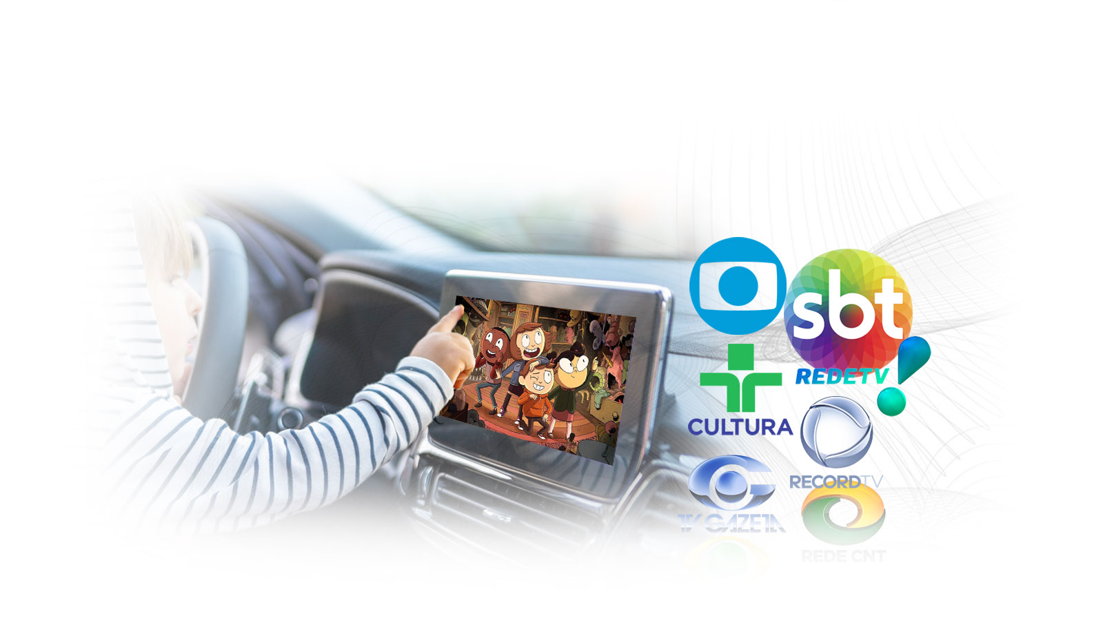 Módulo de TV digital Nimus para canais abertos no carro